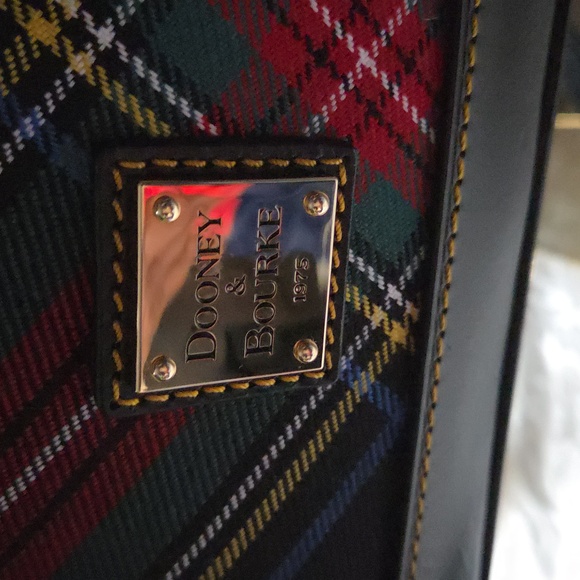 Dooney & Bourke Tartan Dome Satchel - Picture 4 of 10
